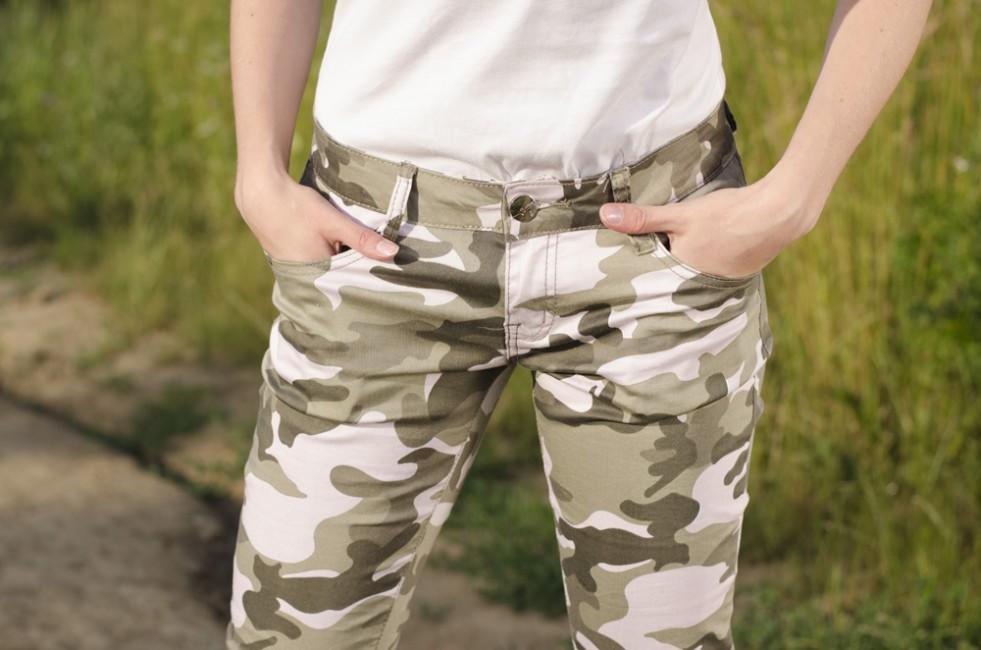 O&T Ping Παντελόνι ανοιχτό πράσινο camo
