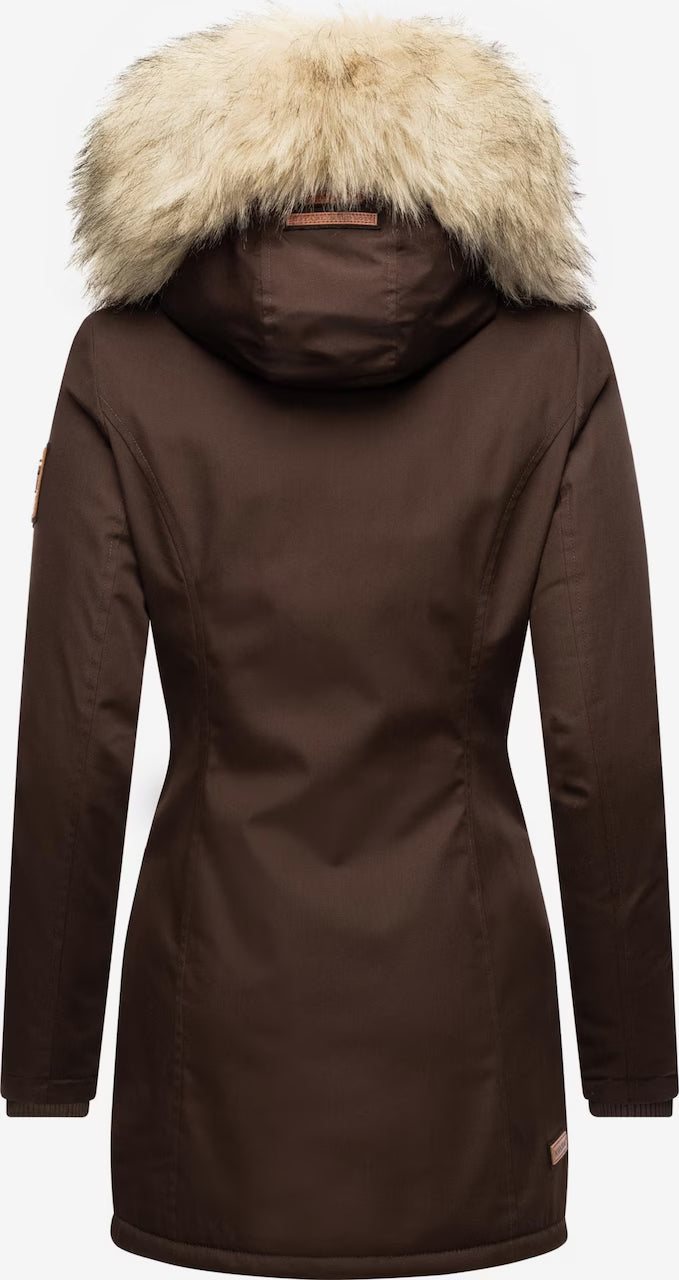 Navahoo Cristal Women's Winter Jacket with Hood and Fur