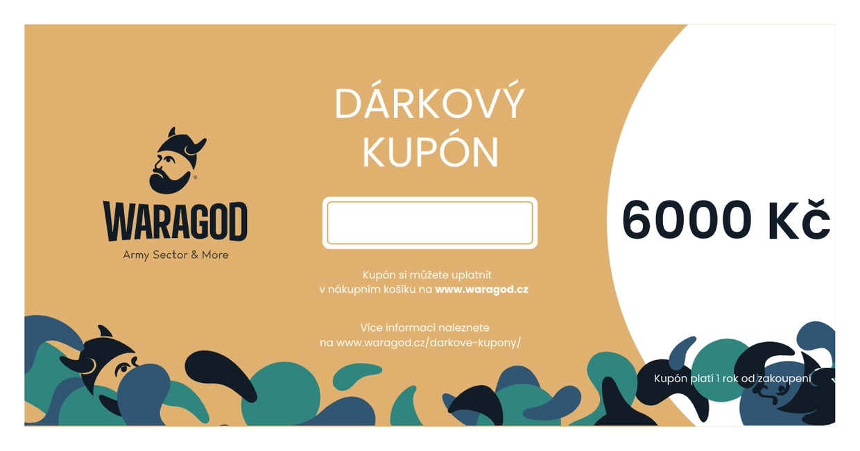 Δώρο Κουπόνι - 6000 KČ