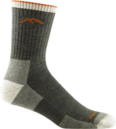 Darn Tough Hiker Micro Crew Midweight Cushion Hiking Socks, Olive