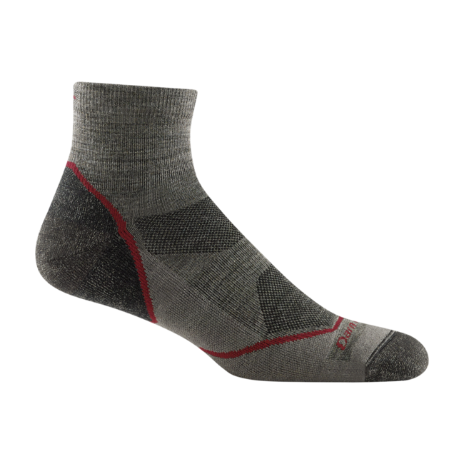 Darn Tough Light Hiker 1/4 Κάλτσες Ελαφρές με Μαξιλαράκι, Taupe