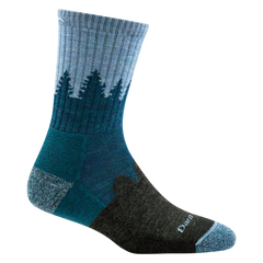 Darn Tough Treeline Micro Crew Midweight Cushion Hiking Socks, Blue