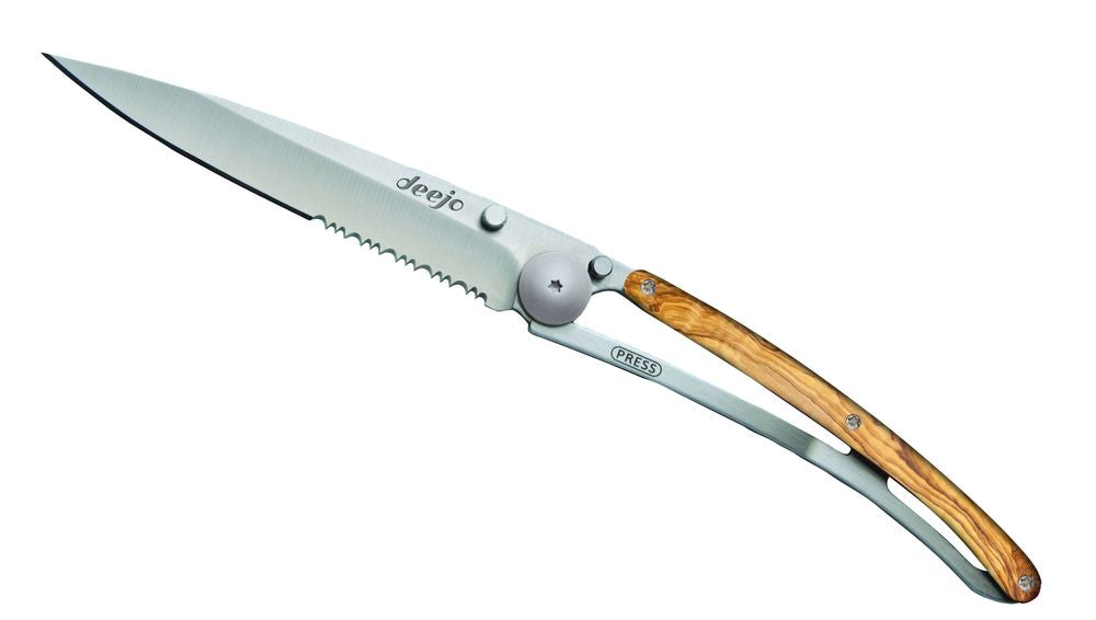 Deejo Serration Μαχαίρι Πτυσσόμενο Coralwood