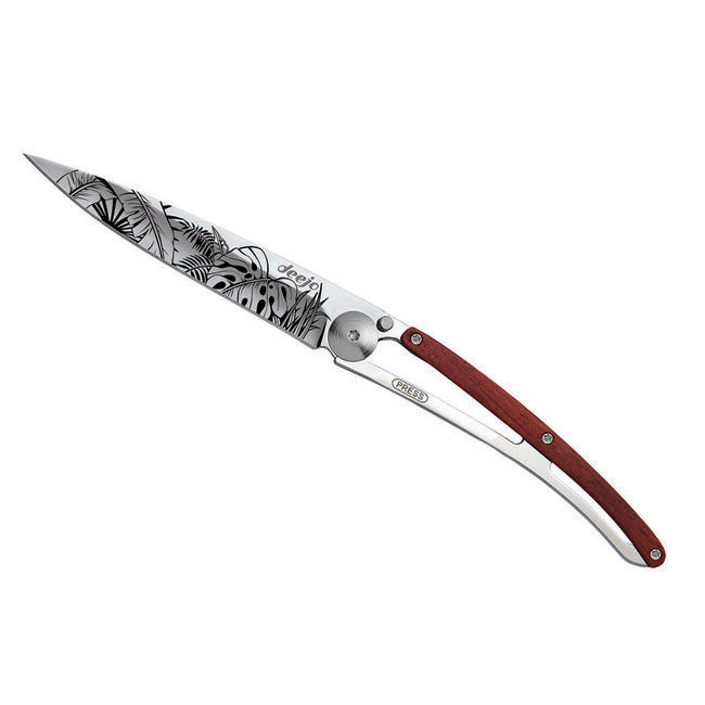 Deejo Tattoo Mirror Μαχαίρι Πτυσσόμενο Coralwood Jungle