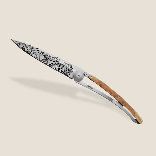 Deejo Tattoo Μαχαίρι Πτυσσόμενο Wood Jungle
