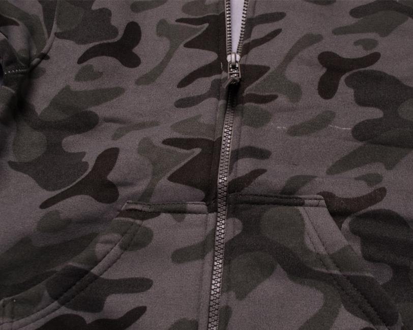 O&T Φούτερ με Κουκούλα Παιδικό Ανοιχτό Camo