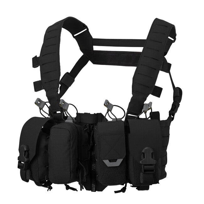 Direct Action® HURRICANE υβριδικό γιλέκο τακτικής χάραξης CHEST RIG Cordura, μαύρο