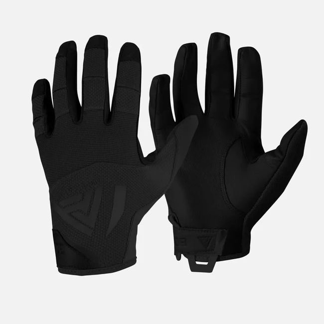Direct Action® Hard Gloves δερμάτινα γάντια, μαύρα