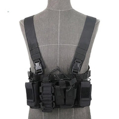 DRAGOWA D3 Chest Rig, μαύρο