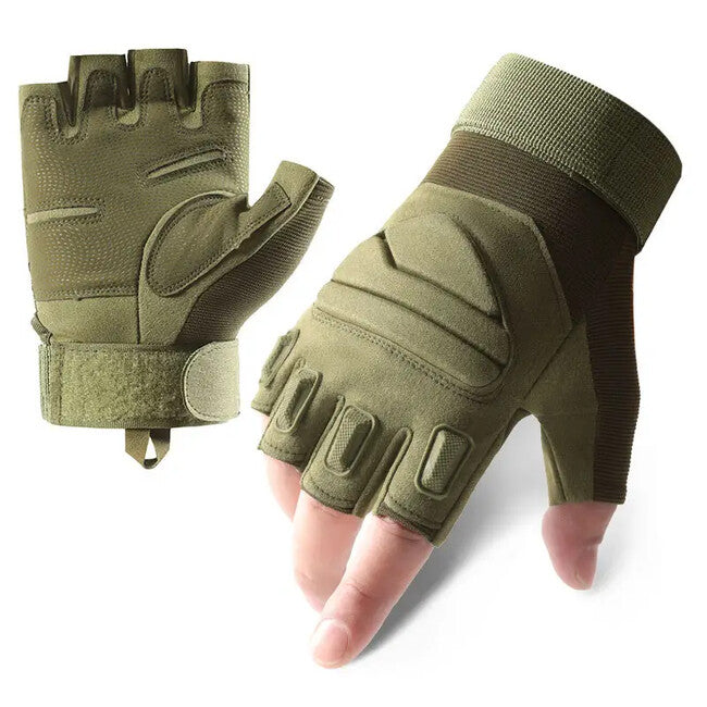 DRAGOWA TACTICAL Yankee κοντά γάντια τακτικής, πράσινο