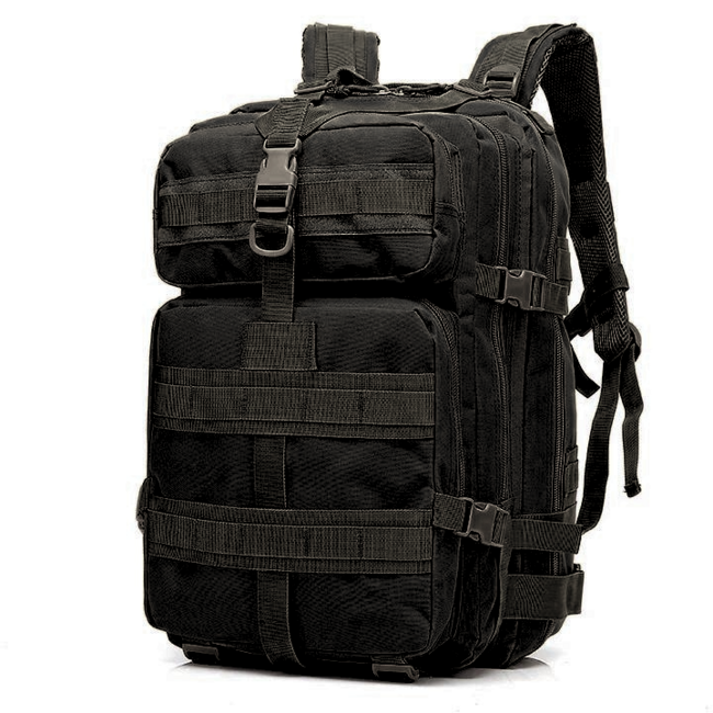 Dragowa Tactical Σακίδιο πλάτης τακτικό αδιάβροχο 45L, Μαύρο