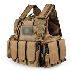 DRAGOWA Tactical Heavy Duty Vest, Coyote