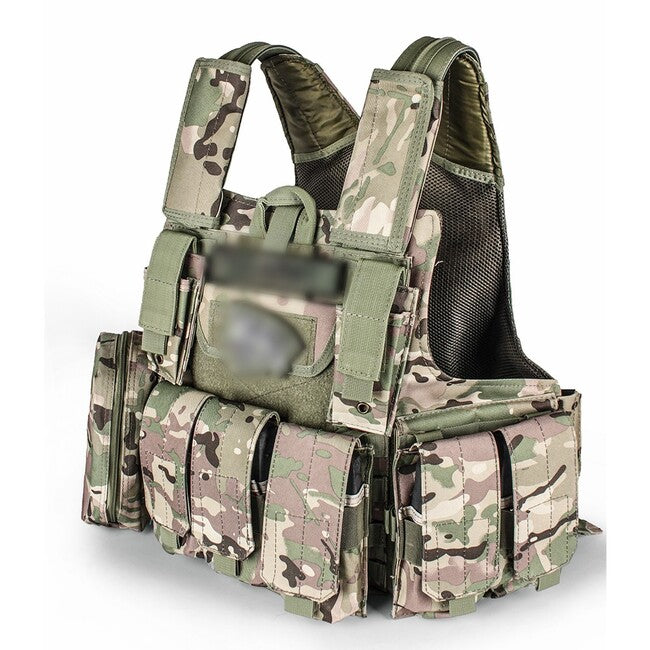 DRAGOWA Αμάνικο Γιλέκο Tactical Heavy Duty, Multicam