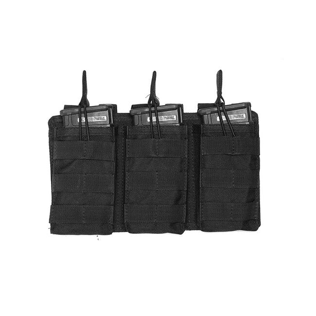 DRAGOWA Θήκη Triple Mag, Μαύρο