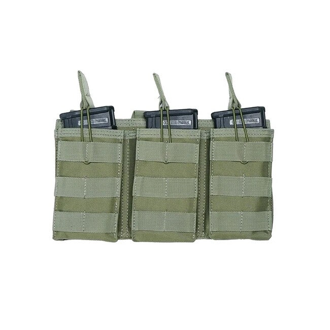 DRAGOWA Τσάντα Triple Mag, Λαδί