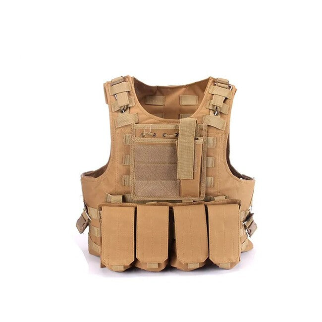 DRAGOWA Heavy Duty Στρατιωτικό Γιλέκο, Coyote