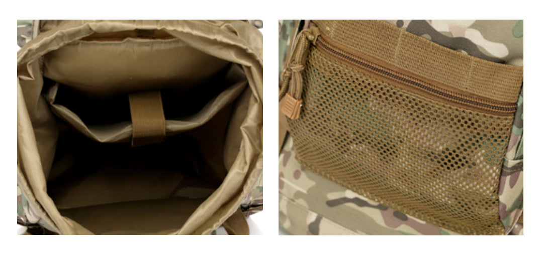 DRAGOWA Σακίδιο πλάτης Molle outdoor, Coyote