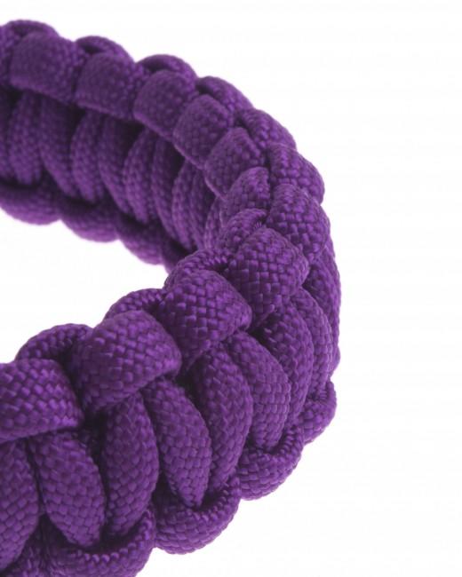 O&T Βραχιόλι Paracord πλαστική πόρπη, μωβ
