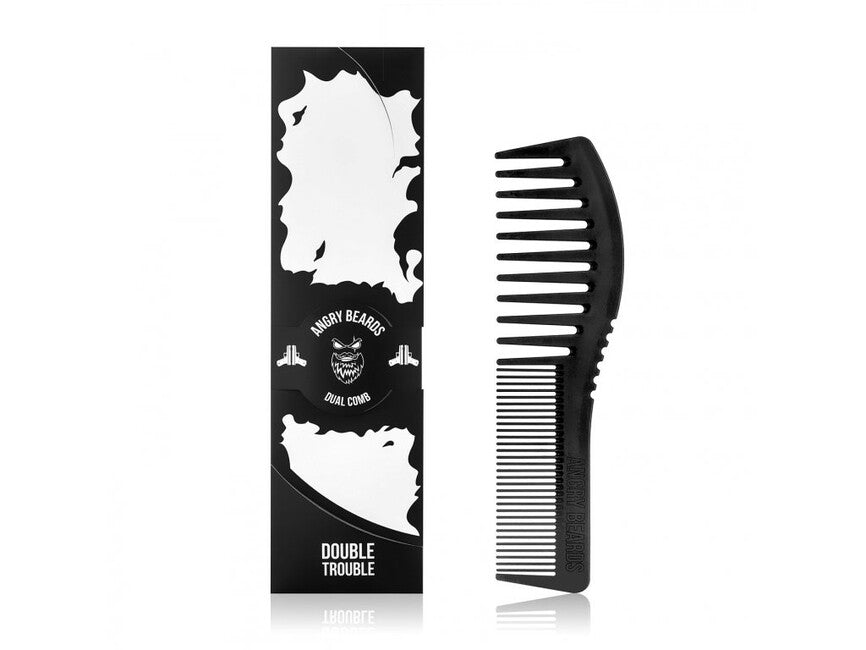 Angry Beards Dual Comb Beard and Mustache Comb