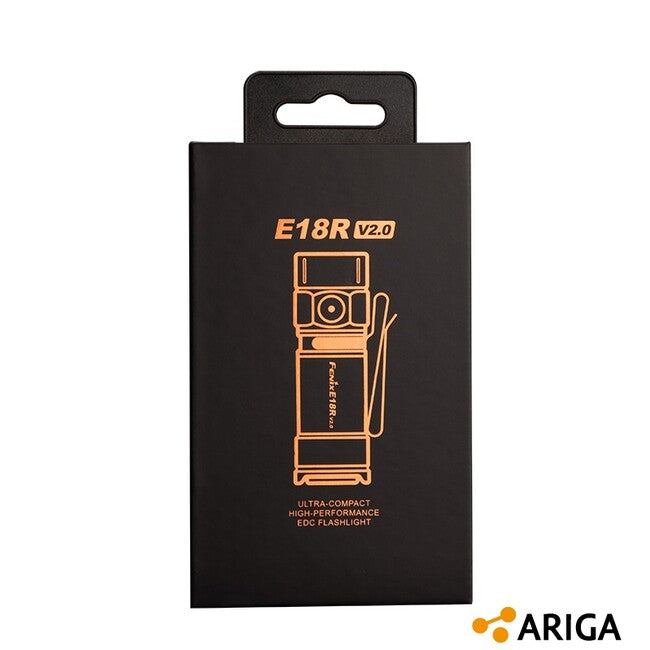 Fenix E18R V2.0 GE φακός επαναφορτιζόμενος, μαύρο