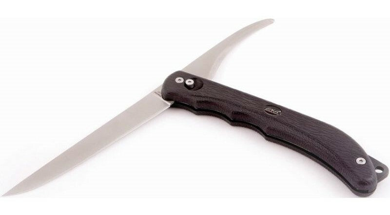 Eka Duo Μαχαίρι 13 cm, Μαύρο, Καουτσούκ, Θήκη