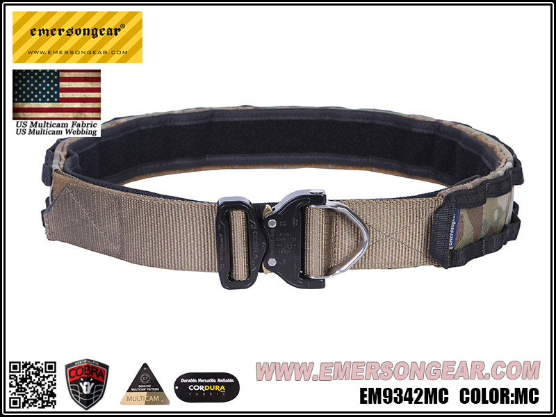 Emersongear Cobra D-Ring ζώνη μάχης, multicam, L