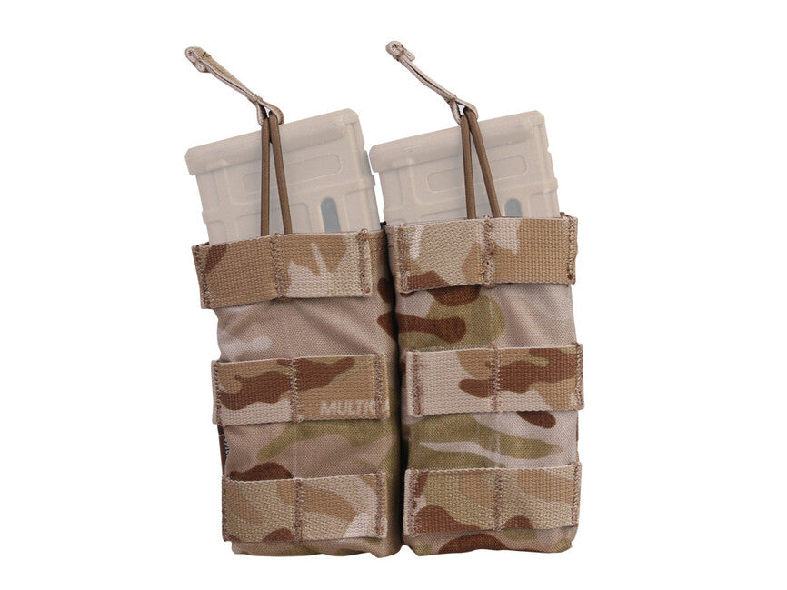 Emersongear Διπλή Αρθρωτή Ανοιχτή Θήκη Περιοδικών 5.56, Multicam Arid