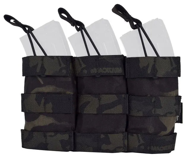 Emersongear Τριπλή Θήκη Περιοδικών Ανοιχτού Τύπου, Multicam Black