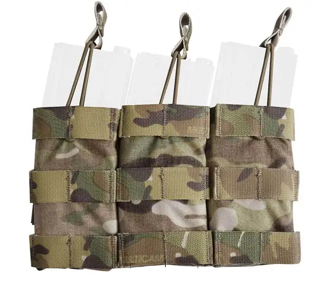 Emersongear Τριπλή Θήκη Περιοδικών Modulαρή Ανοιχτή Κορυφή 500D, multicam
