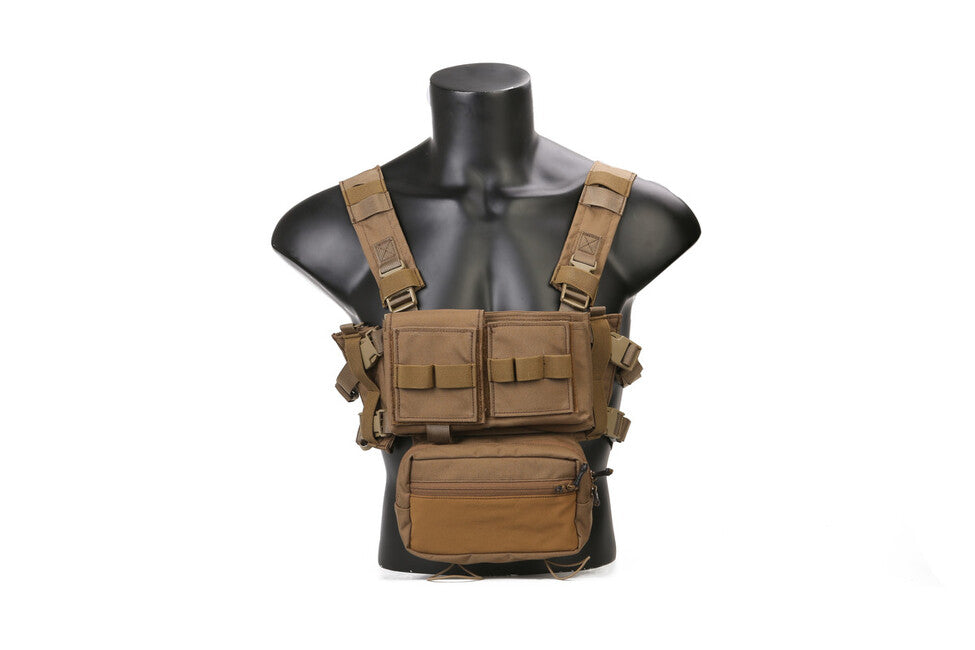 Emersongear Micro Fight Chissis MK3 Chest rig 500D, coyote