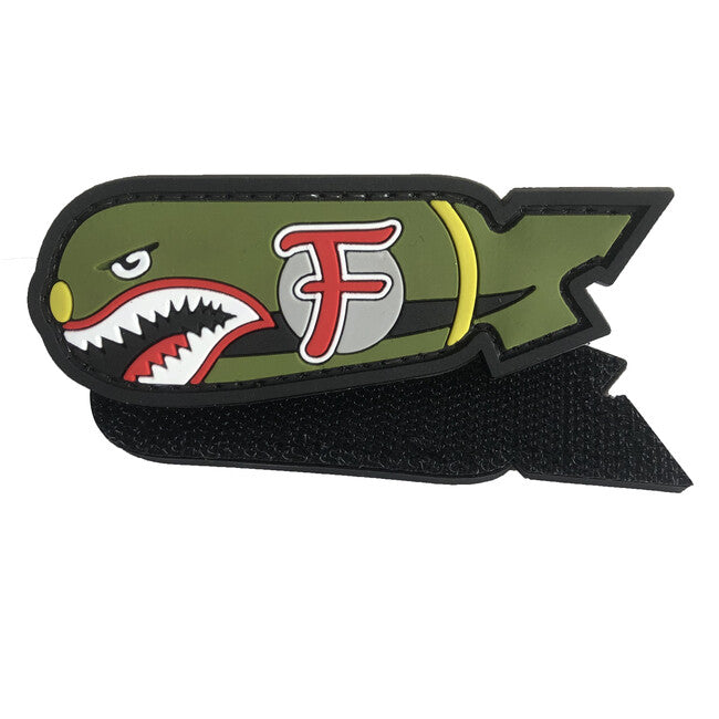 WARAGOD F Bomb Shark Σήμα PVC, Full Color