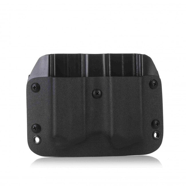 Falco F902 2021 Kydex κάθετη θήκη για δύο γεμιστήρες Glock 19, μαύρη αριστερή