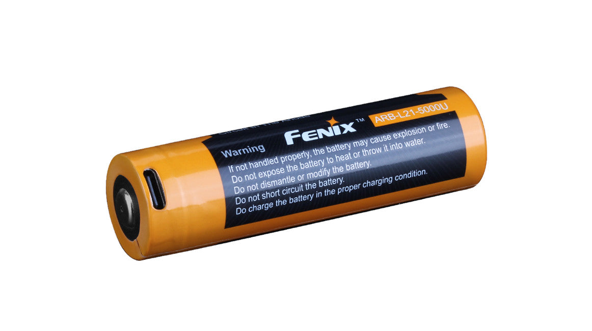 Fenix 21700 Μπαταρία Li-Ion 5000 mAh Επαναφορτιζόμενη USB-C