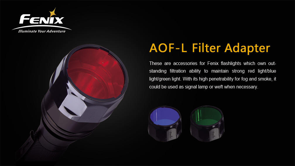 Fenix AOF-L φίλτρο για μπαταρίες, κόκκινο