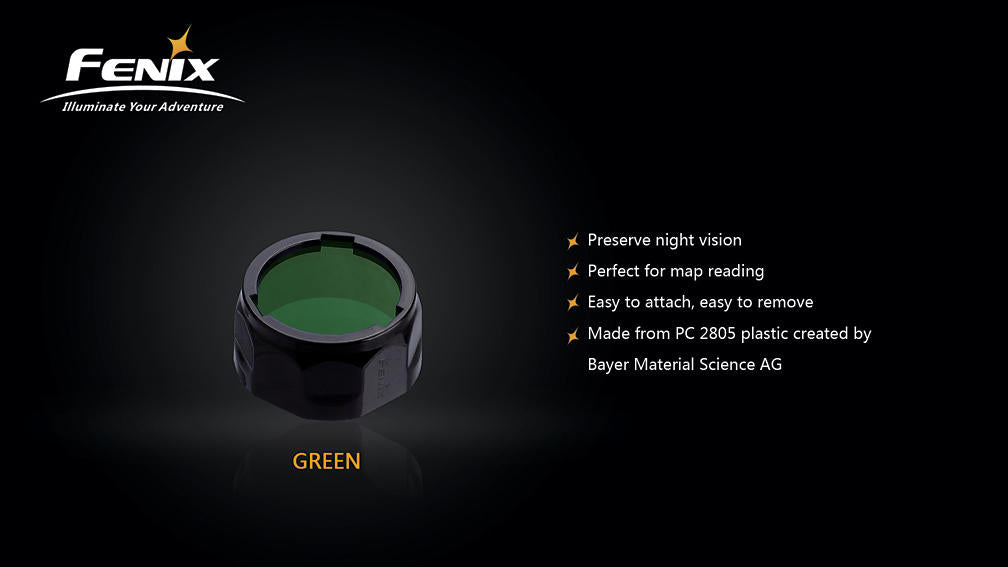 Fenix AOF-S+ φίλτρο, πράσινο
