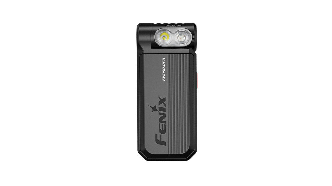 Fenix SW05R-RED Φακός Επαναφορτιζόμενος, Μαύρο