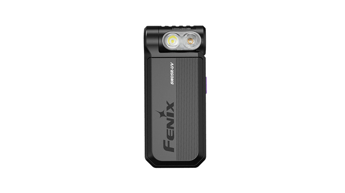 Fenix SW05R-UV Επαναφορτιζόμενος Φακός, Μαύρο