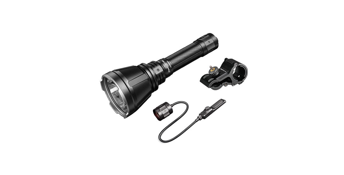 Fenix HT18R Σετ Φακού Κυνηγετικού με Καλωδιακό Διακόπτη AER-05 και Στήριγμα Όπλου ALG-18 Kit