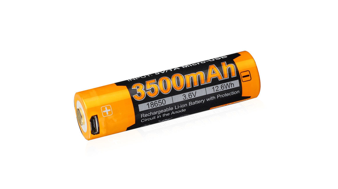 Fenix Μπαταρία Λιθίου USB 18650 Li-ion 3500 mAh