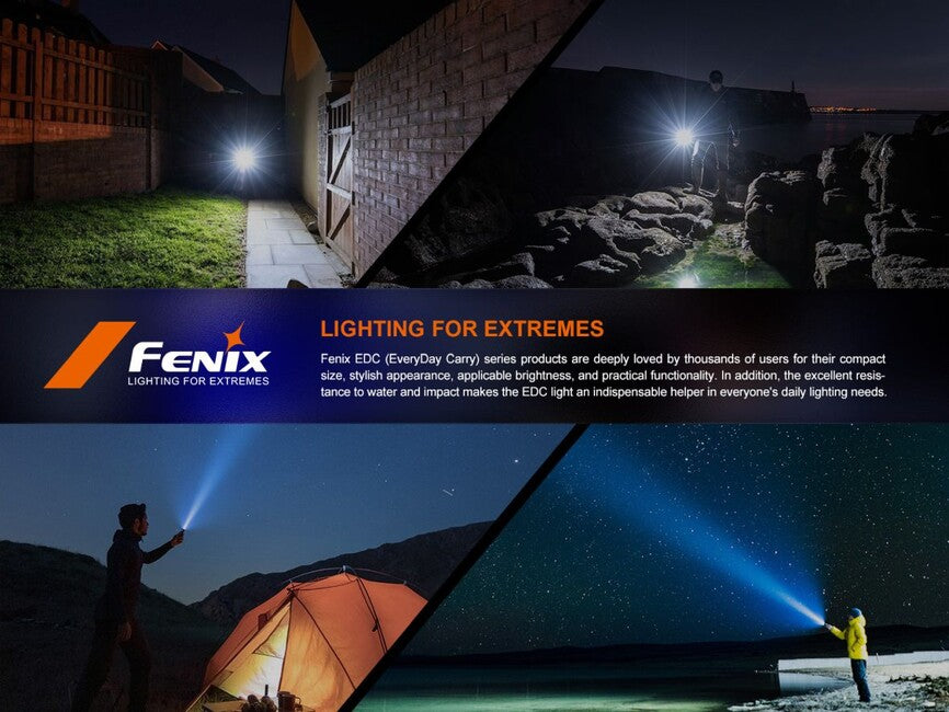 Fenix E18R V2.0 GE φακός επαναφορτιζόμενος, μαύρο