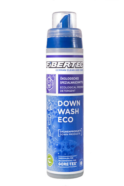 Fibertec Down Wash Eco Απαλό Απορρυπαντικό για Υπνόσακους και Ρούχα με Πούπουλα, 250 ml