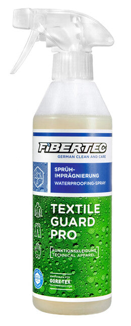 Fibertec Textile Guard Pro Αδιάβροχο Προστατευτικό Υγρό για Μεμβράνες και Λειτουργικά Υφάσματα 500 ml
