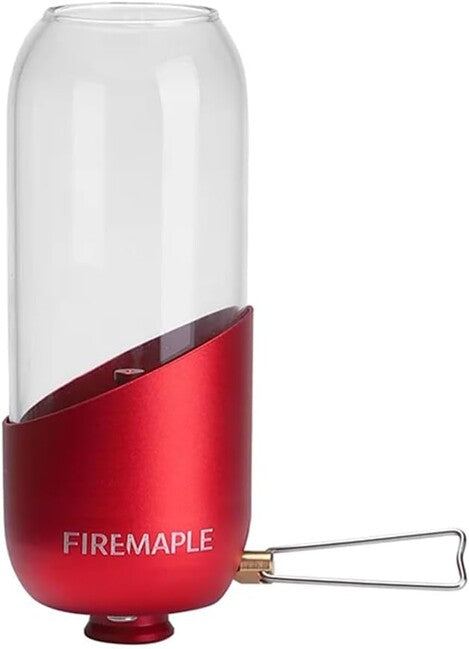 Fire Maple Λαμπάς Αερίου με Γυαλί Βοροπυριτικό, Κόκκινο
