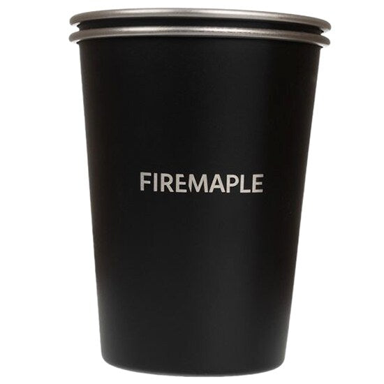 Fire Maple Antarctic Ποτήρια από Ανοξείδωτο Χάλυβα 2τεμ 350ml, Μαύρο