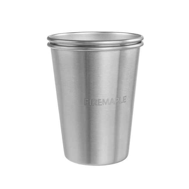 Fire Maple Antarctic Ποτήρια από Ανοξείδωτο Χάλυβα 350 ml, Ασημί, 2 τεμάχια