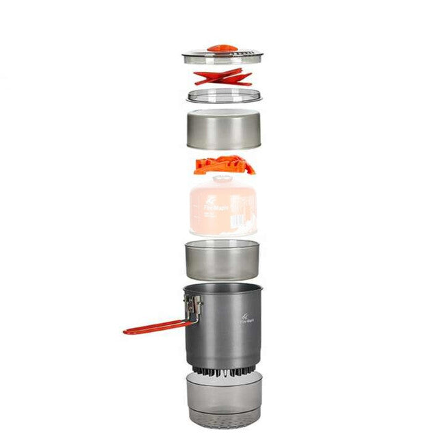 Fire Maple Steam Kit σετ μαγειρέματος για μεμονωμένους ταξιδιώτες