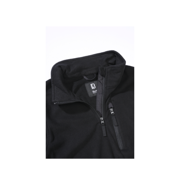 Brandit Fleece Troyer Μπουφάν, Μαύρο
