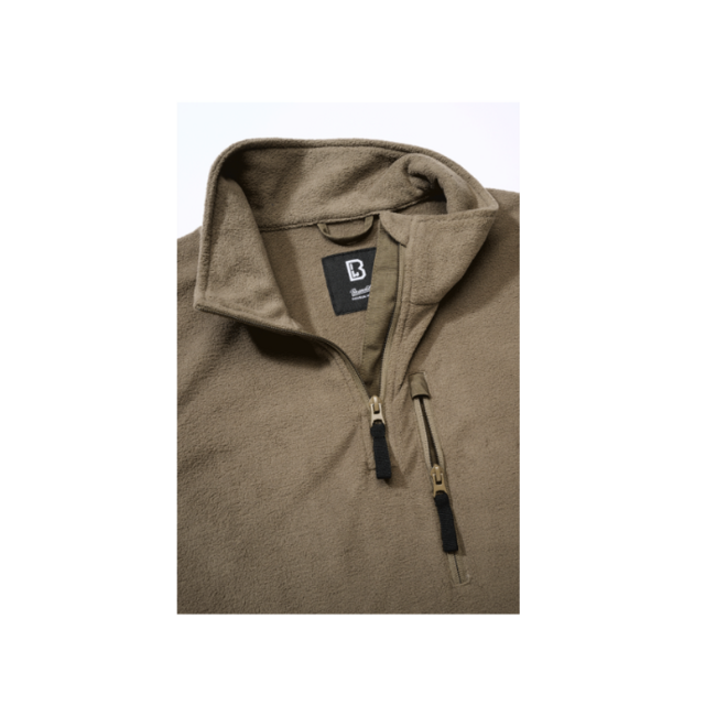 Brandit Fleece Troyer Μπουφάν, Λαδί