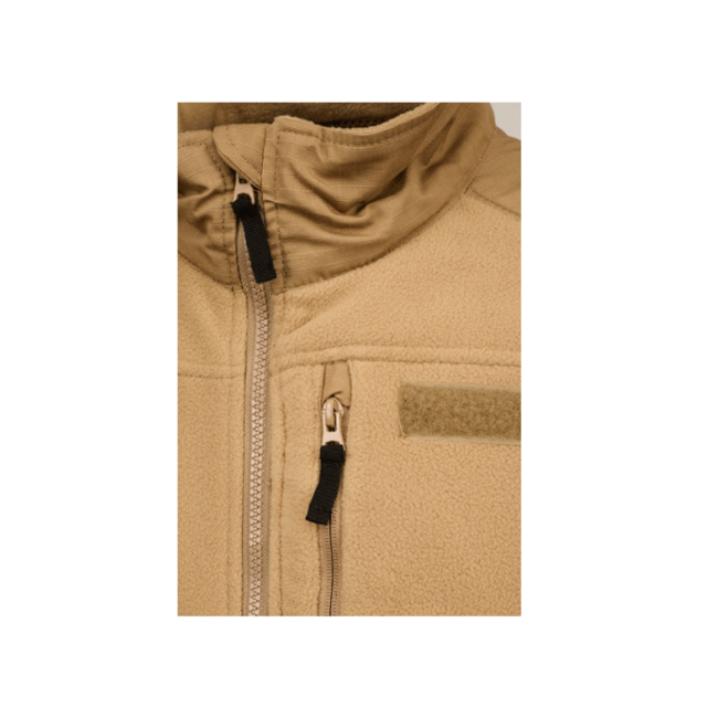 Brandit Fleecejacket Ripstop Μπουφάν, Καμηλό