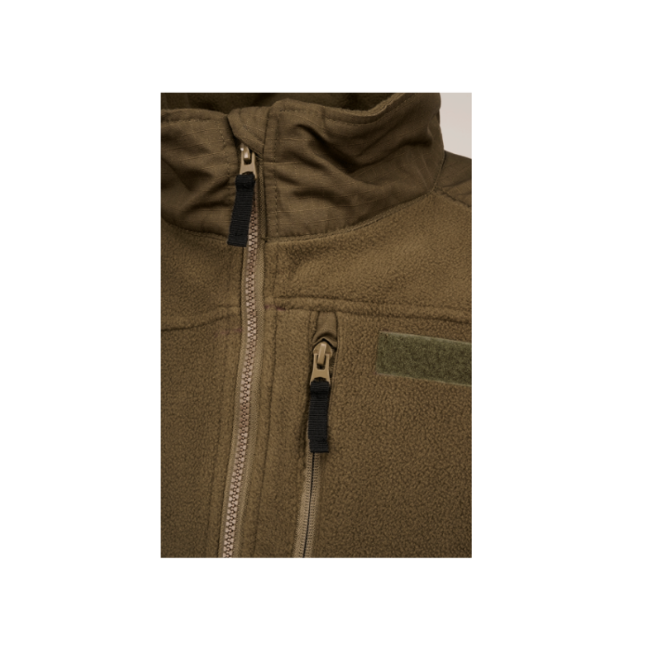 Brandit Fleecejacket Μπουφάν Ripstop, λαδί